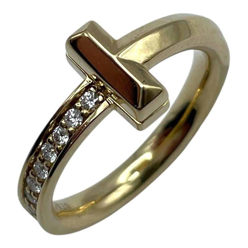 ティファニー TIFFANY＆CO Tワンダイヤリング ゴールド Au 750 ジュエリー