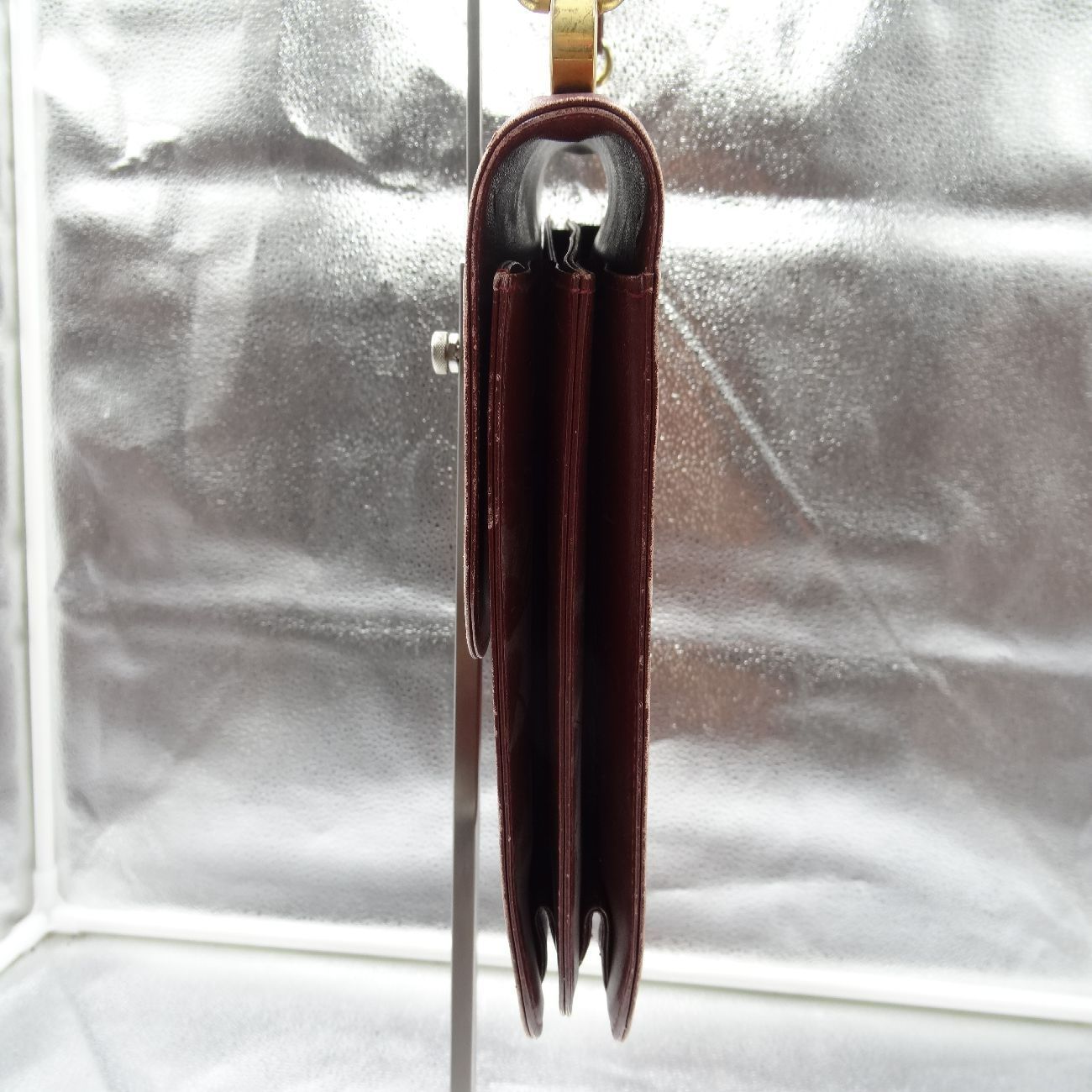 グッチ GUCCI オールドグッチ レザー 肩掛け ショルダーバッグ レッド