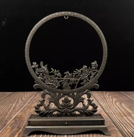  蓮の花の炉です 銅製 装飾品 置物 金属工芸 工芸品