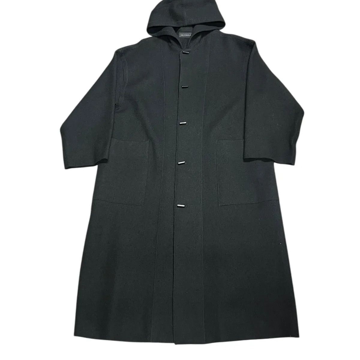 JURGEN LEHL ヨーガンレール トグルボタン ロングコート ウール フード