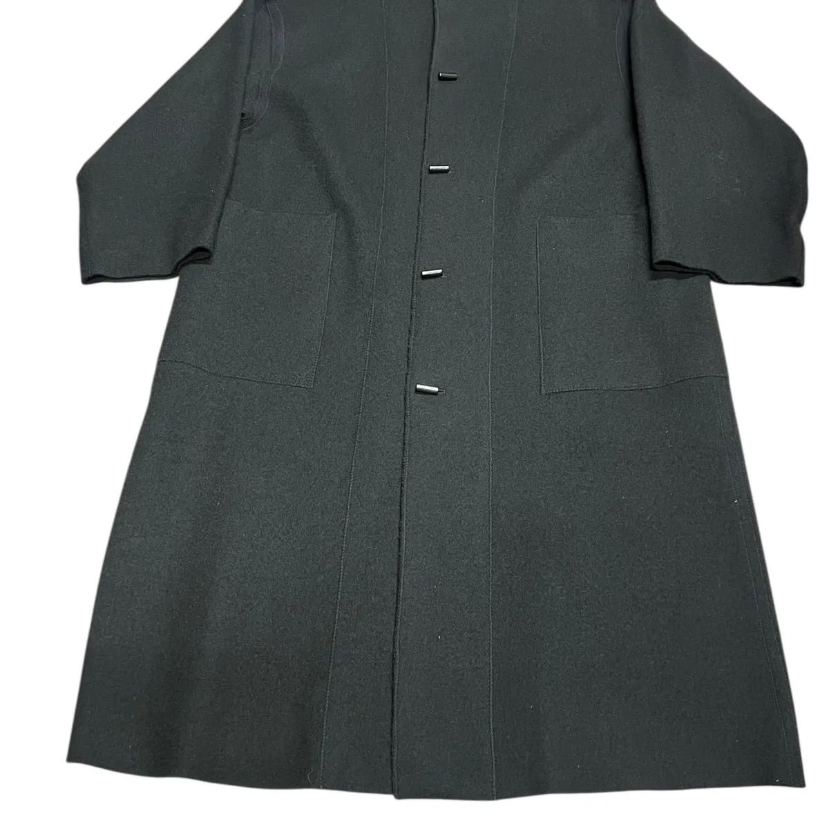 JURGEN LEHL ヨーガンレール トグルボタン ロングコート ウール フード