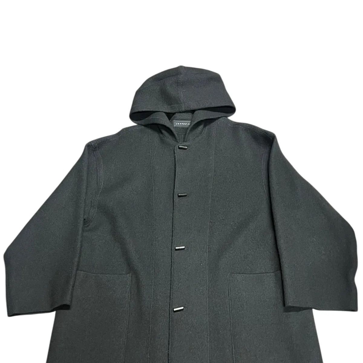 JURGEN LEHL ヨーガンレール トグルボタン ロングコート ウール フード