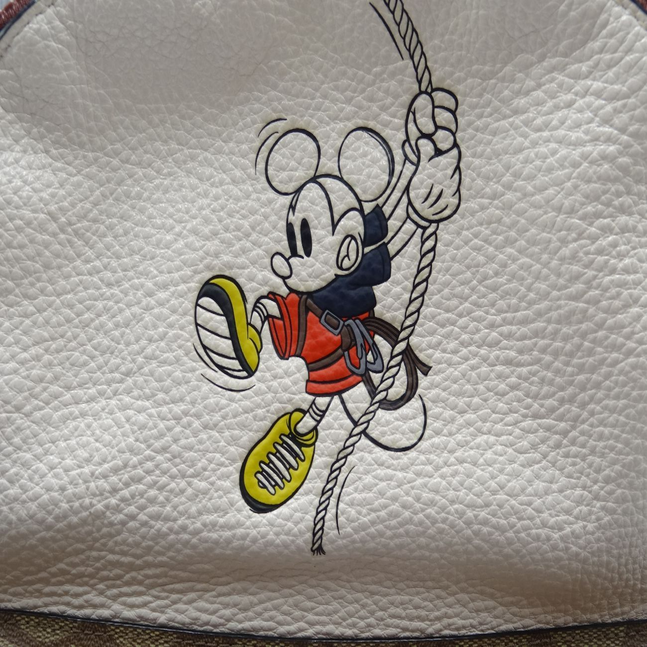 COACH コーチ ミッキーマウス ディズニーコラボ レザー リュックサック 