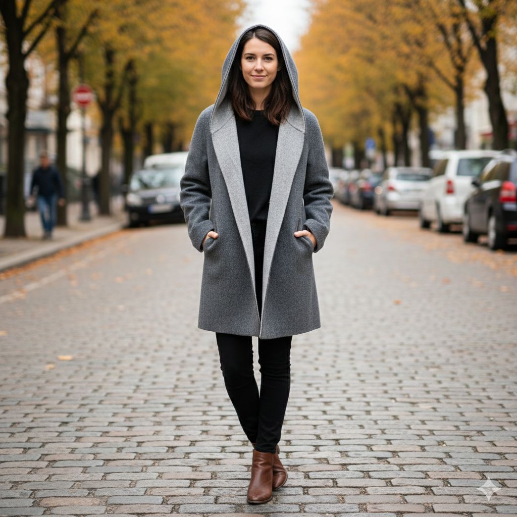 美品セオリー ダブルフェイスコート リバーシブル ウール カシミヤ混