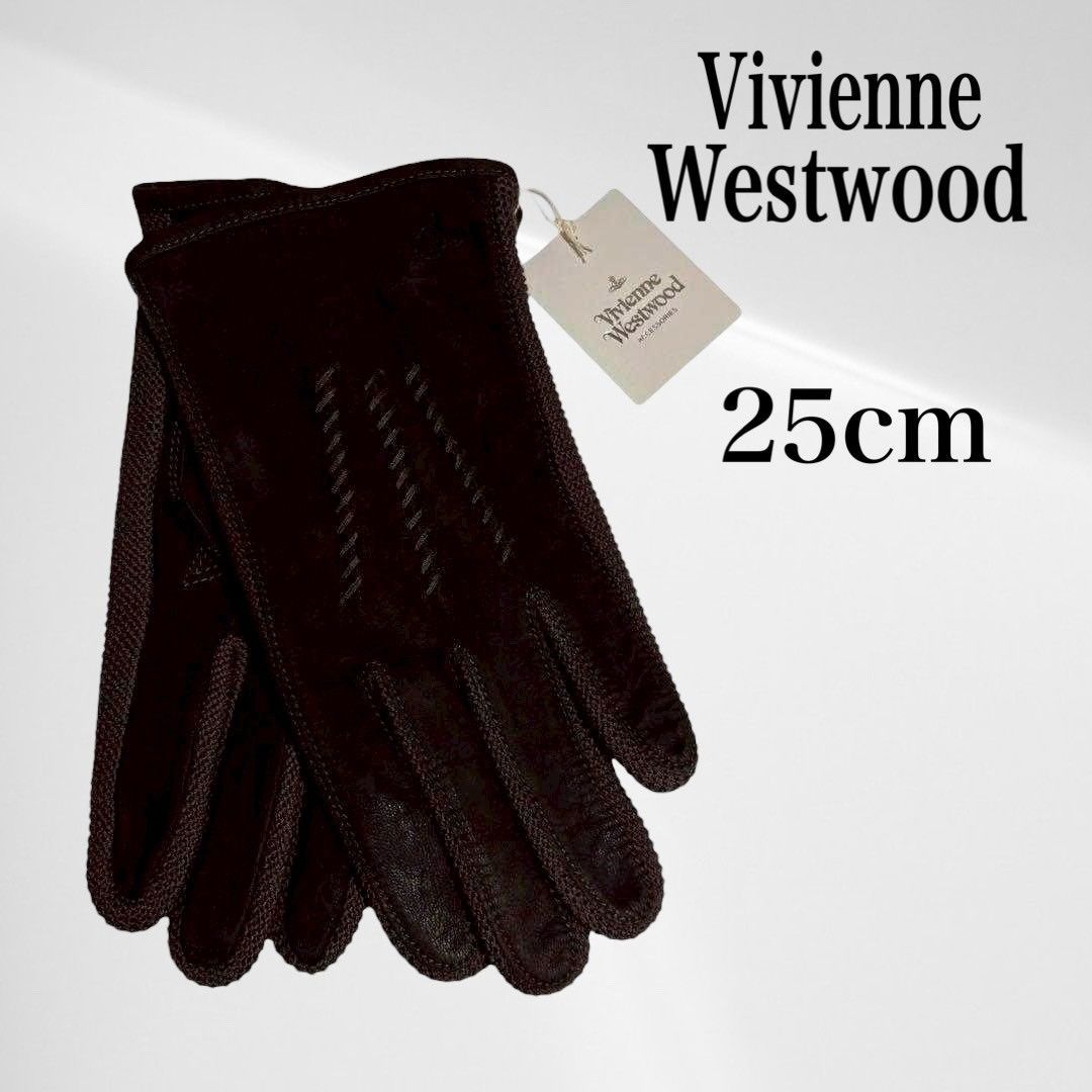タグ付き・未使用品】 ヴィヴィアン ウエストウッド 手袋 レザー