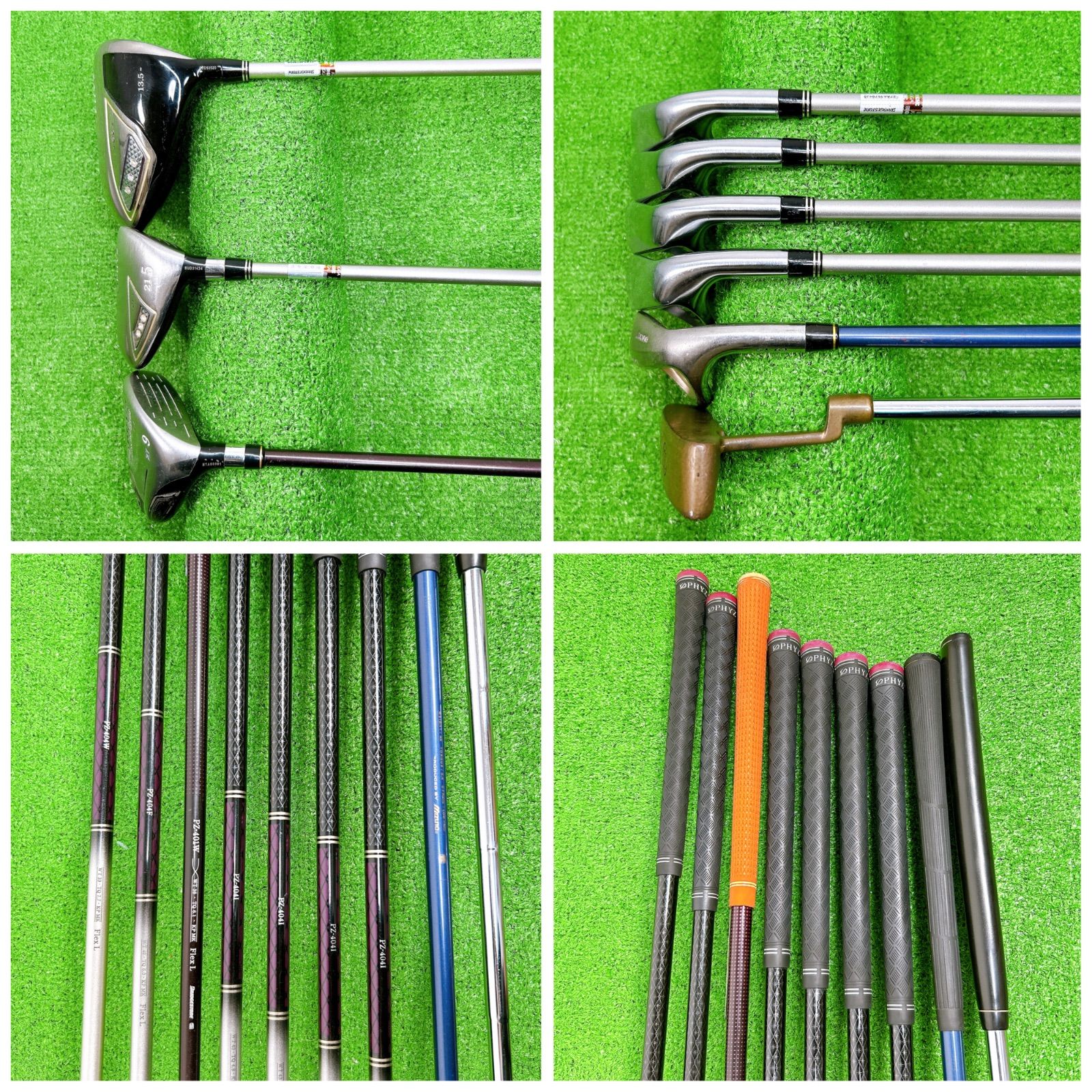 レディース　ゴルフセット　ゴルフ一式　クラブセット　ミズノ　ブリヂストン　女性L レディース ゴルフセット ゴルフ一式 クラブセット ミズノ