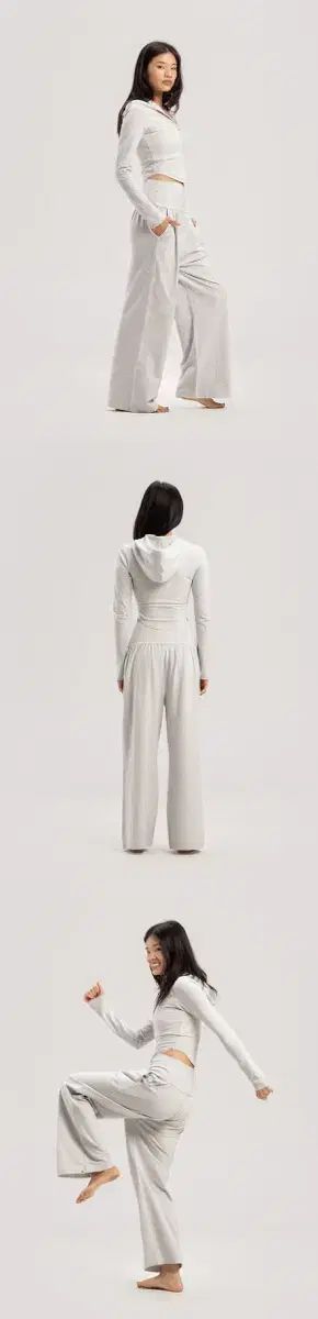 BUDHI MUDRA Fortune zip-up_Melange Grey