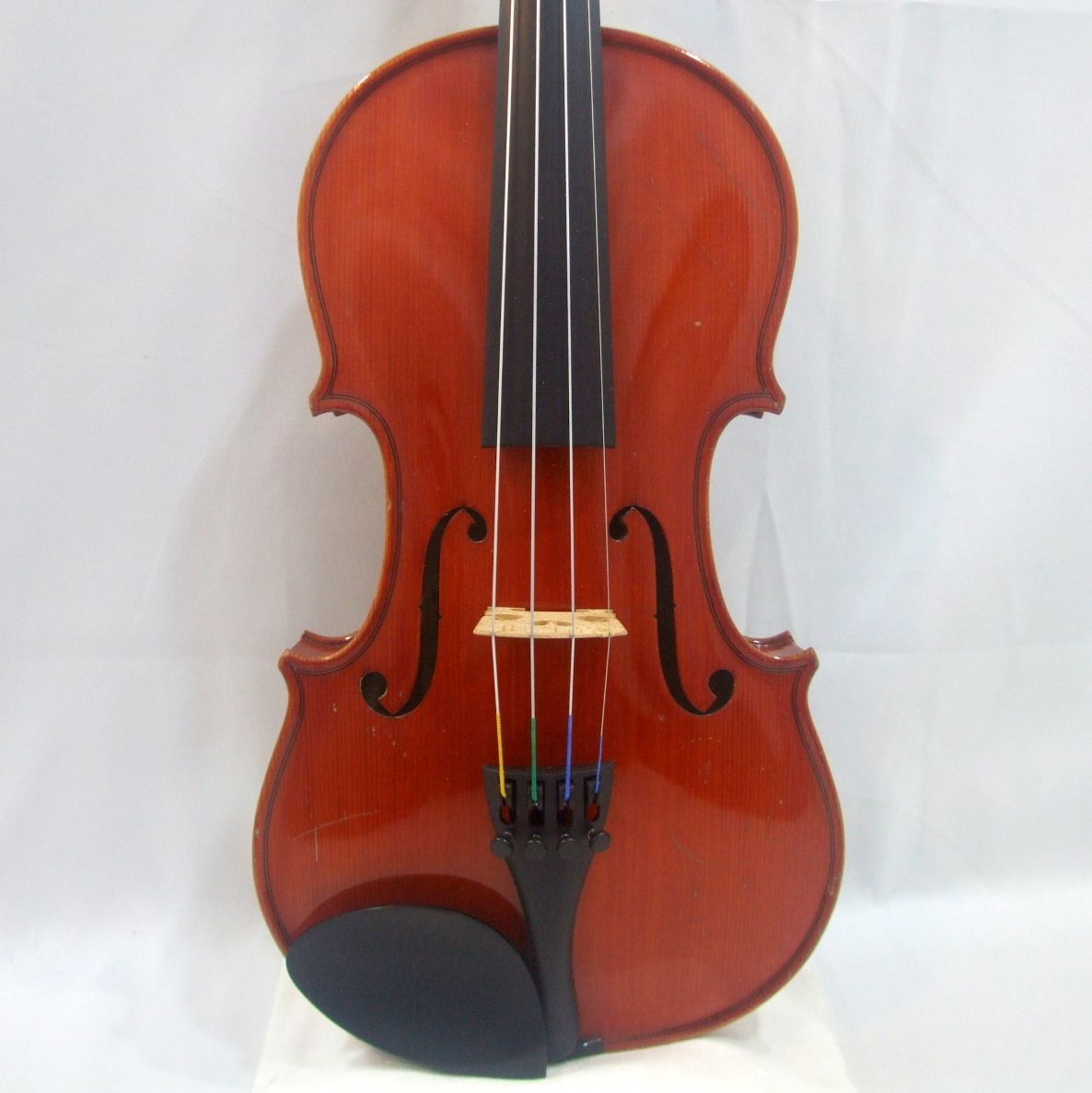 スズキバイオリン　330番　1/4 2004年 スズキバイオリン No330 3/4 分数 裏横板 杢 2004年 SUGITO弓 ケース