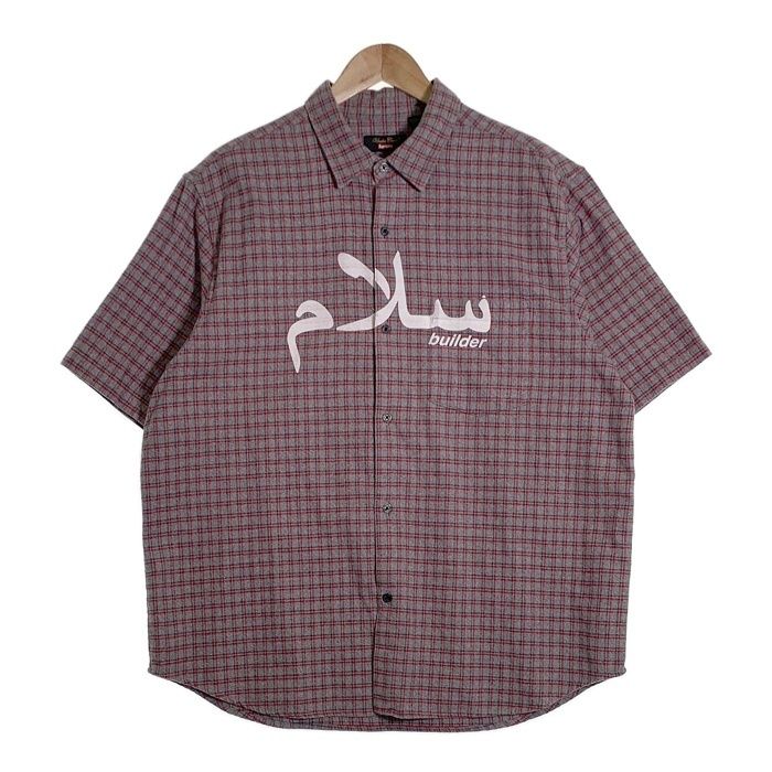 SUPREME シュプリーム 23 SS UNDERCOVER アンダーカバー S Flannel Shirt ショートスリーブ フランネルシャツ プリント グレー チェック Size L