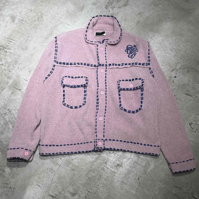 GIRLS DON'T CRY 2025 x PHINGERIN PG1 KNIT CARDIGAN SIZE-L GIRLS DON'T CRY 2025 x PHINGERIN PG1 KNIT CARDIGAN SIZE-L