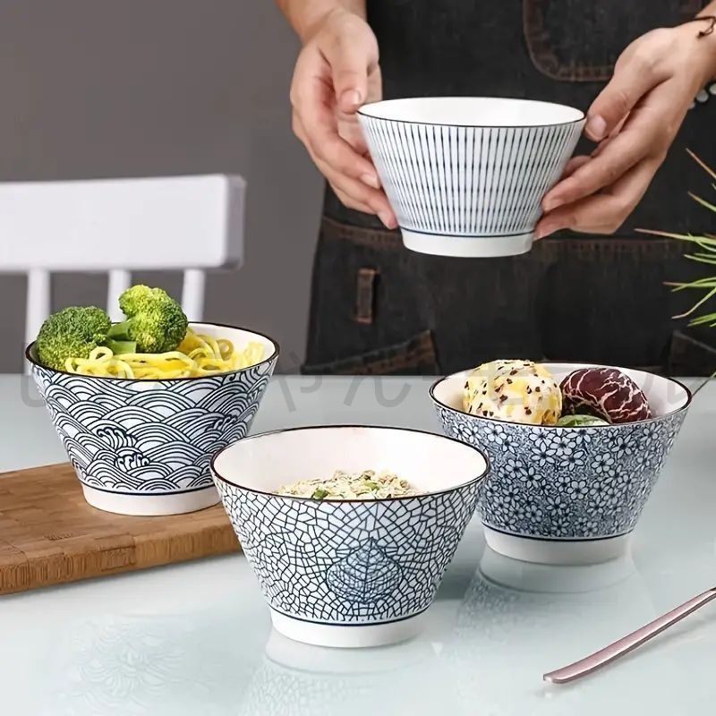  波紋模様 ボウル 陶磁器 新品?未使用】 波紋模様の高品質セラミック製ボウル - 和モダン