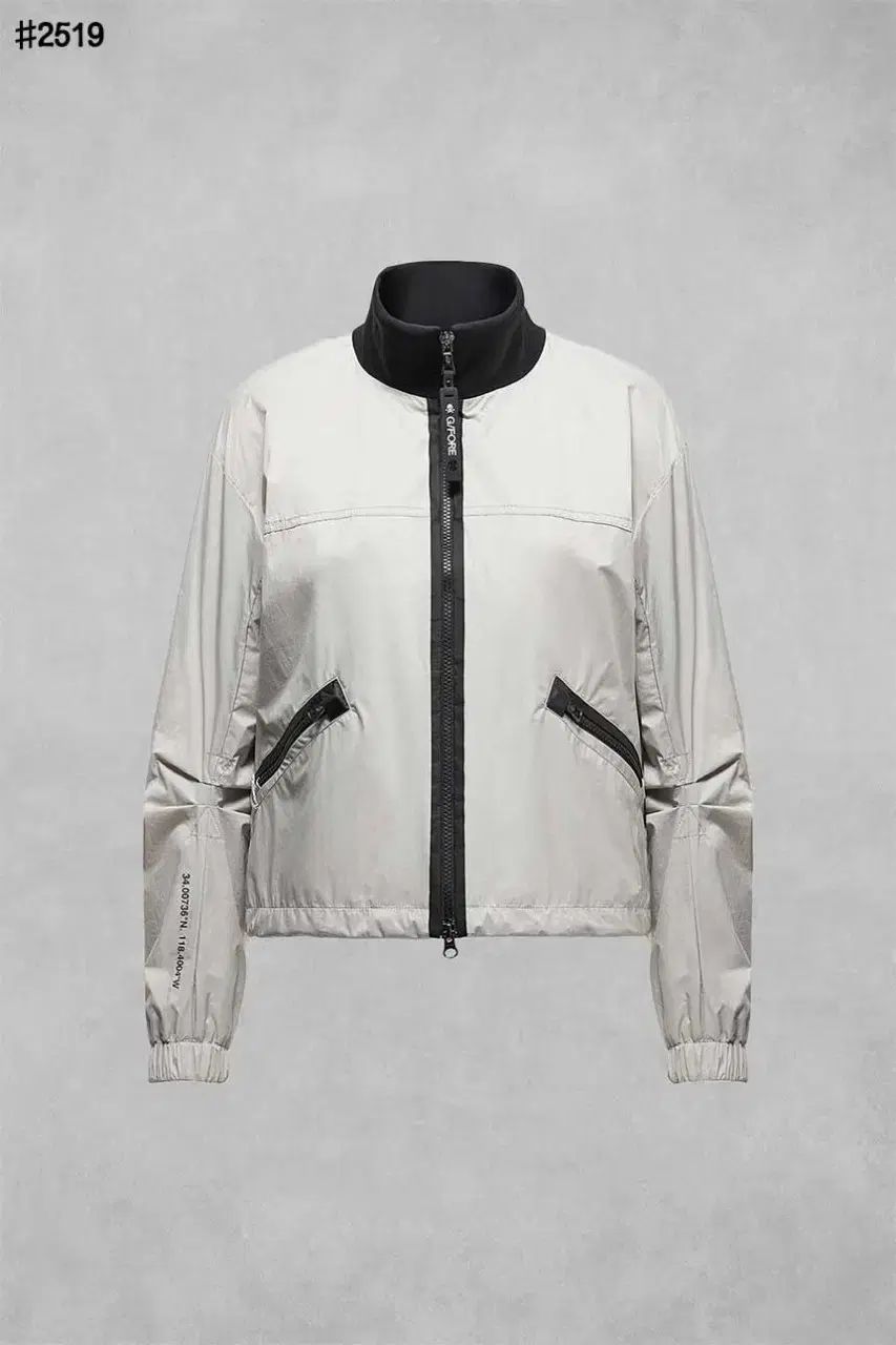 レディースゴルフウェア メタル グロシー 방풍 フルジップアップ ジャケット