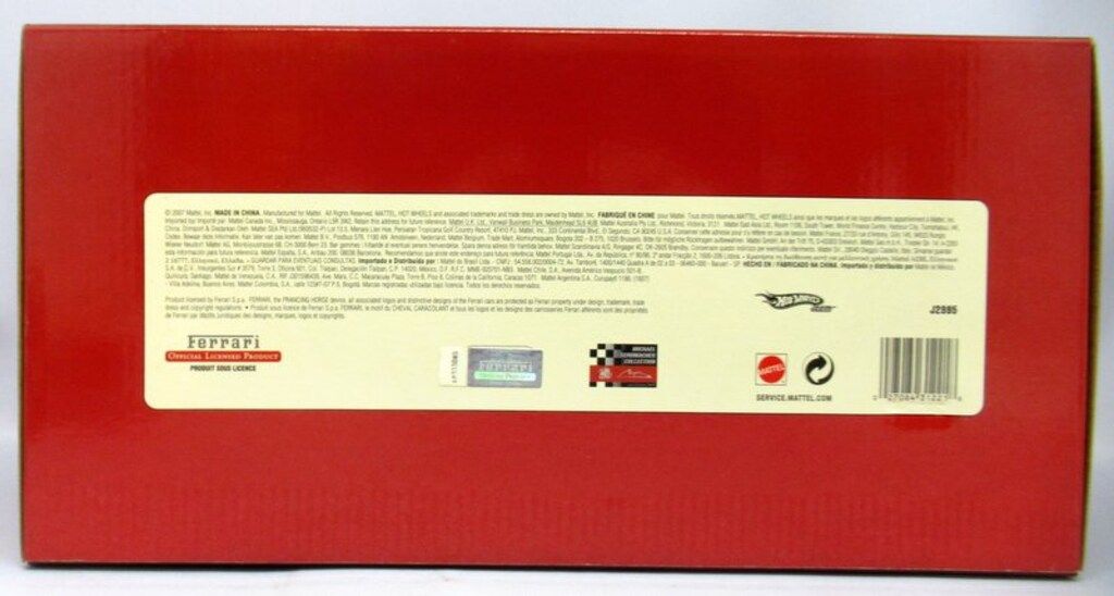 MATTEL 1 18 Racing 10 2006 CHINA Ferrari Michael Schumacher 5 J 2995