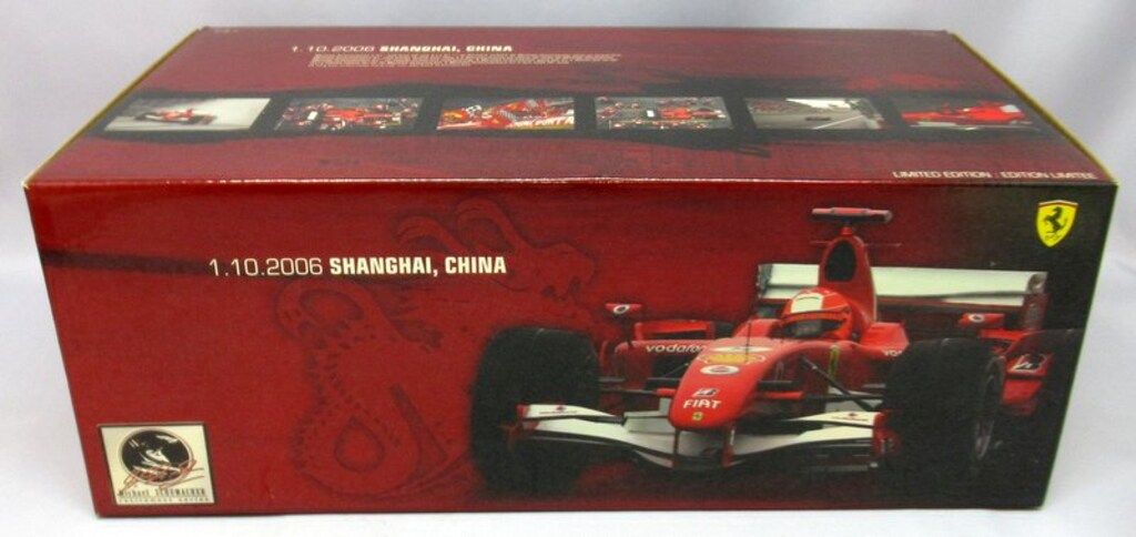 MATTEL 1 18 Racing 1.10.2006 CHINA Ferrari Michael Schumacher 5 J 2995