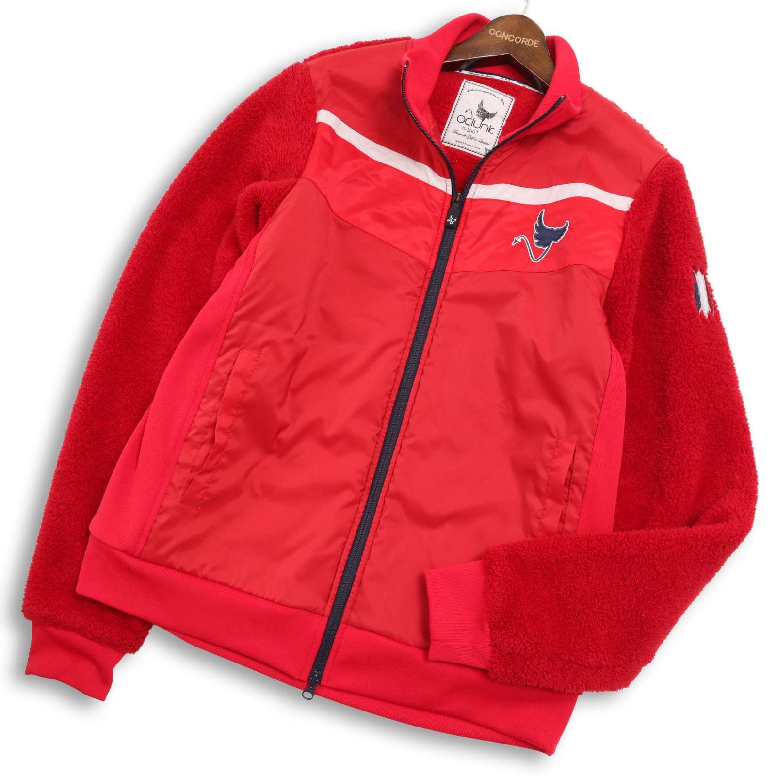 CLUNK クランク ゴルフ 秋冬 ロゴ☆ 裏ボア フリース 異素材切替