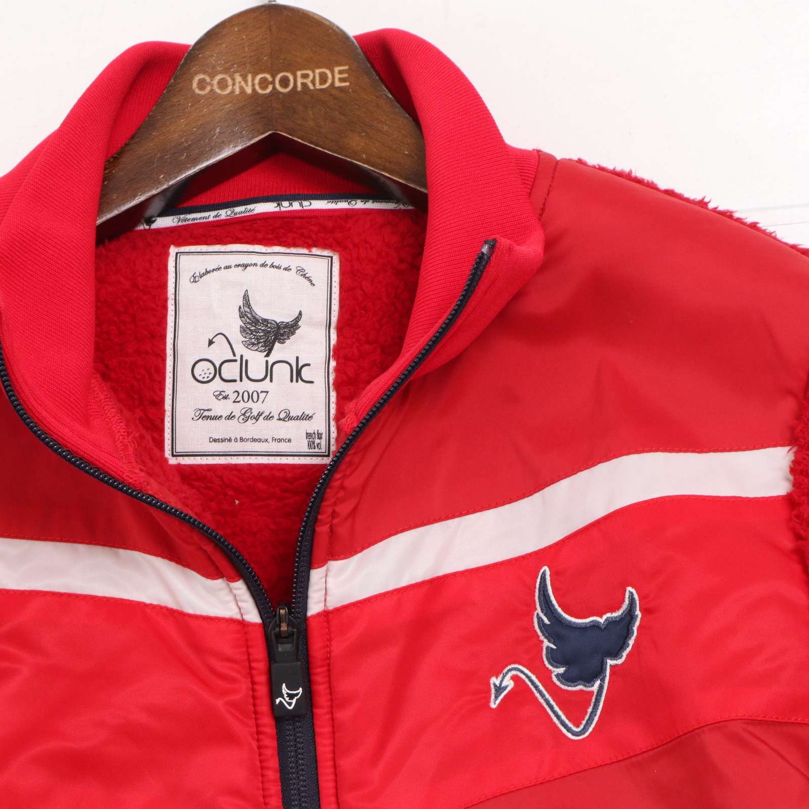 CLUNK クランク ゴルフ 秋冬 ロゴ☆ 裏ボア フリース 異素材切替