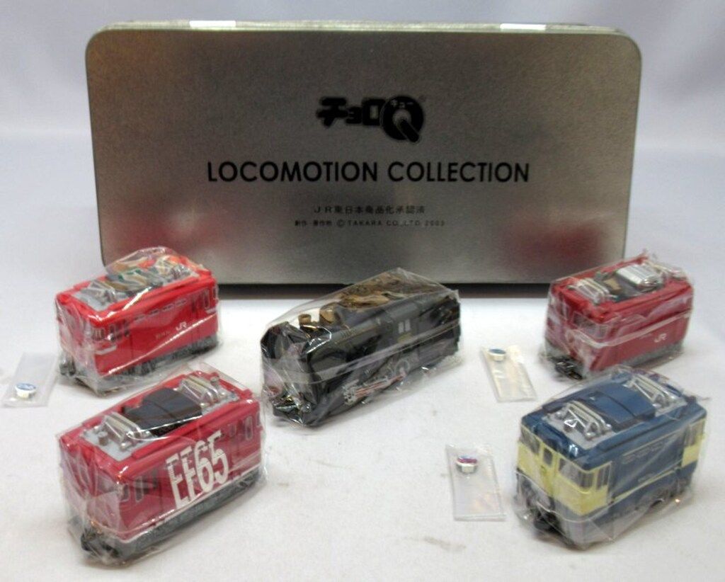 LOCOMOTION COLLECTION チョロＱ 鉄道模型5両セット タカラ チョロQ/缶ケース D51入り 5両セット LOCOMOTION COLLECTION/JR