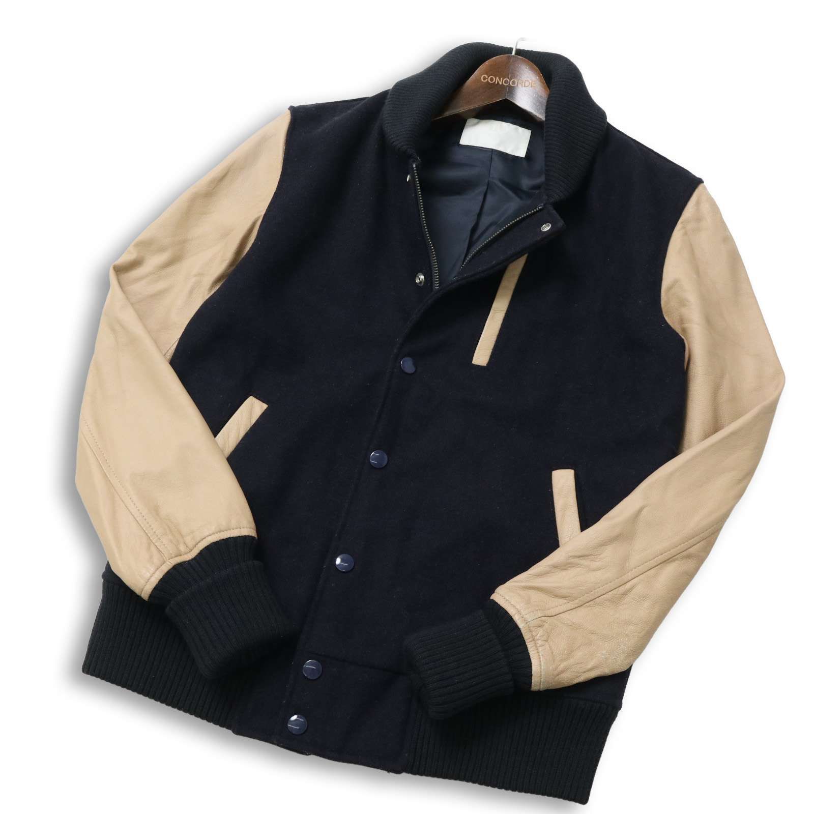 URBAN RESEARCH iD アーバンリサーチ 羊革 袖革☆ ラム レザー