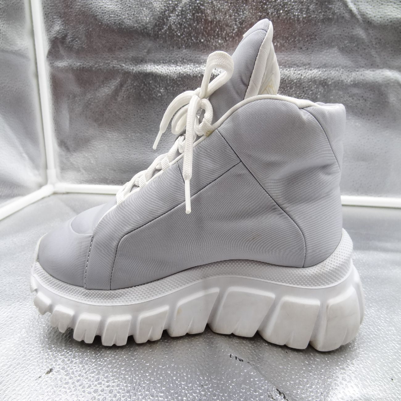 PRADA プラダ Re-Nylon リナイロン ハイカットスニーカー 三角ロゴ 