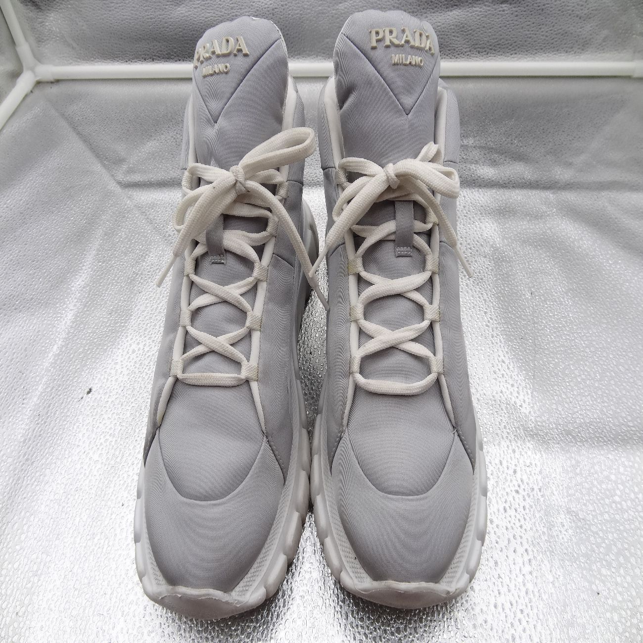 PRADA プラダ Re-Nylon リナイロン ハイカットスニーカー 三角ロゴ 