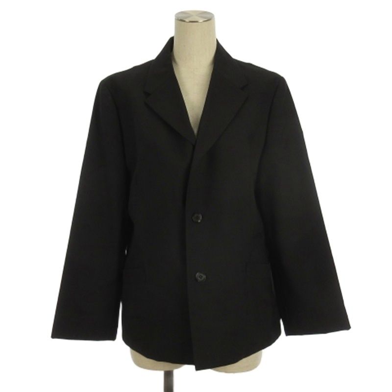 ヨウジヤマモトノアール YOHJI NOIR セットアップ スーツ テーラード ジャケット シングル スカート ロング ブラック 3 FF