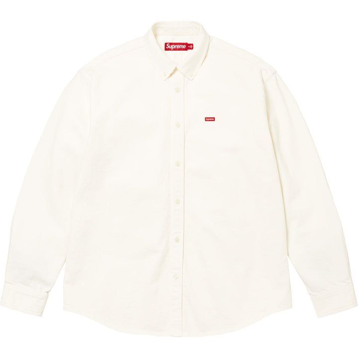 Supreme Small Box Denim Shirt White FW 25