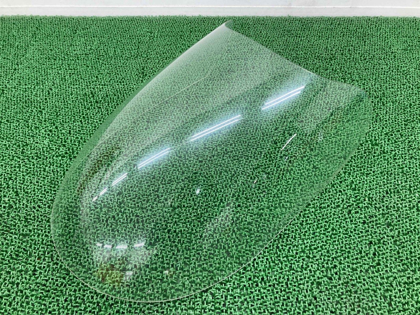 900 MHR スクリーン 社外 バイク 部品 ドゥカティ 79 82年 前期 クリアウインドシールド ペイント素材に 割れ欠け無し Cu