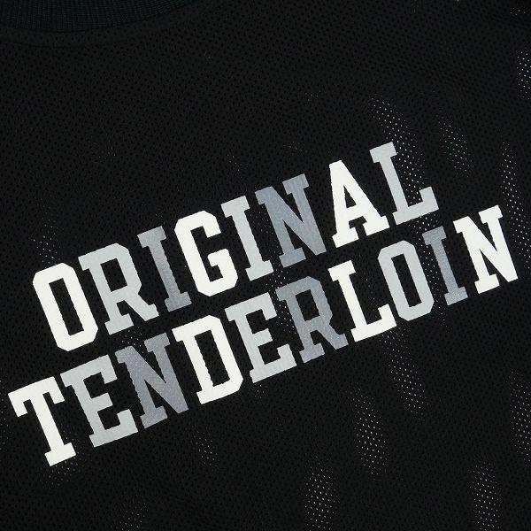 テンダーロイン　NFL MESH JERSER メッシュ　L 黒　ロゴ テンダーロイン NFL MESH JERSER メッシュ L 黒 ロゴ テンダーロイン