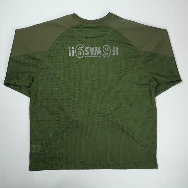 Size【L】 TENDERLOIN テンダーロイン MIX JERSEY OLIVE メッシュロンT