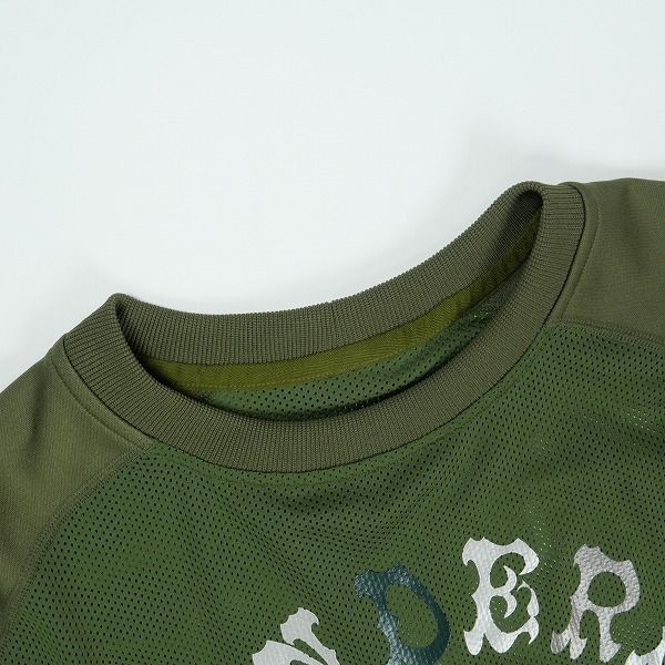 Size【L】 TENDERLOIN テンダーロイン MIX JERSEY OLIVE メッシュロンT