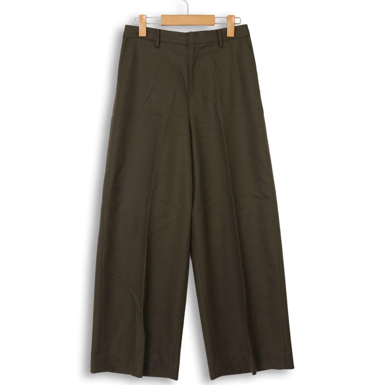 Steven Alan スティーブンアラン 秋冬 ウール100％ スラックス ワイド パンツ Sz.M レディース