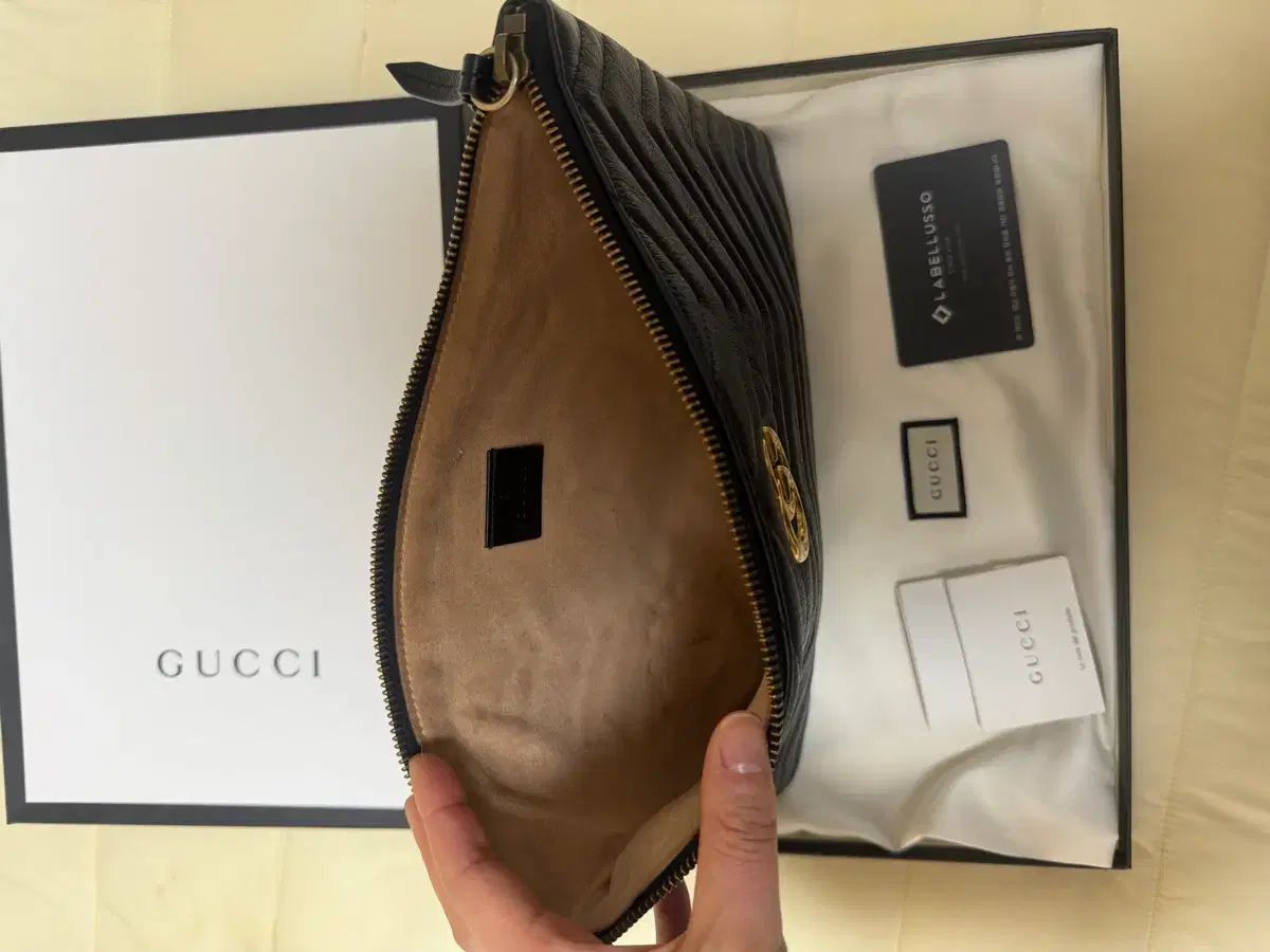 グッチ マトラッセ ブラック ポーチ バッグ