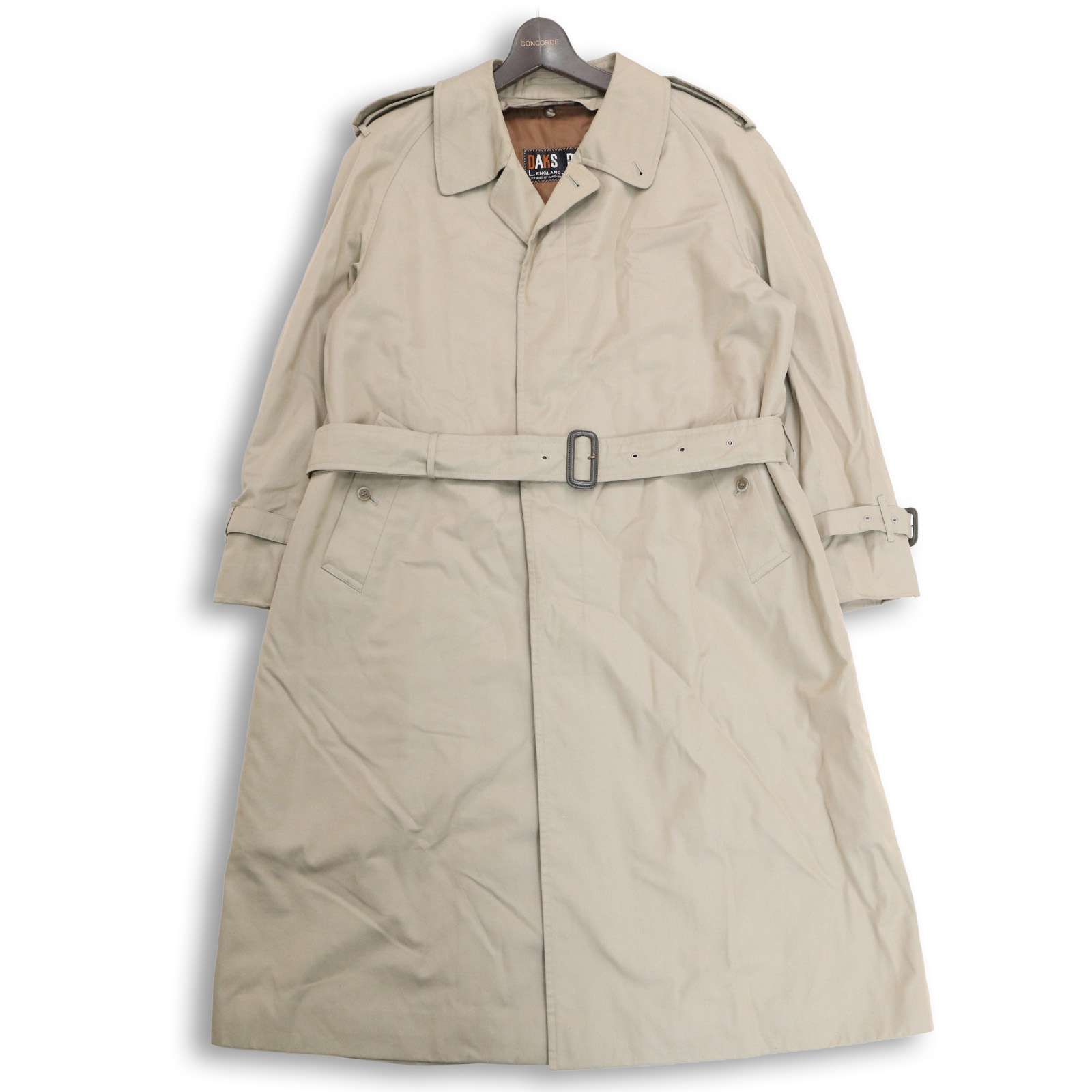 美品✨DAKS ダックス　ライナー付き　トレンチコート　サイズ5 ベージュ DAKS ダックス 秋冬 ライナー付き☆ トレンチ コート Sz.96BE4 メンズ