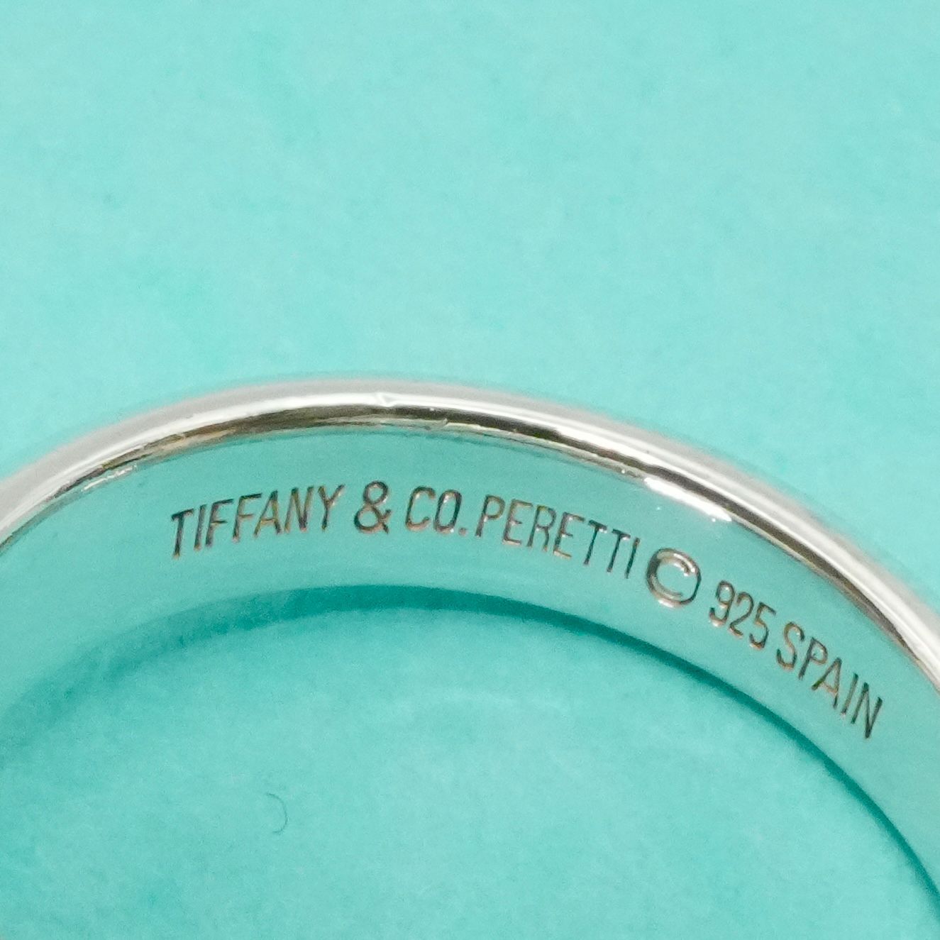 極美品9号 ティファニー シルバー スネーク リング 希少/25-2354S