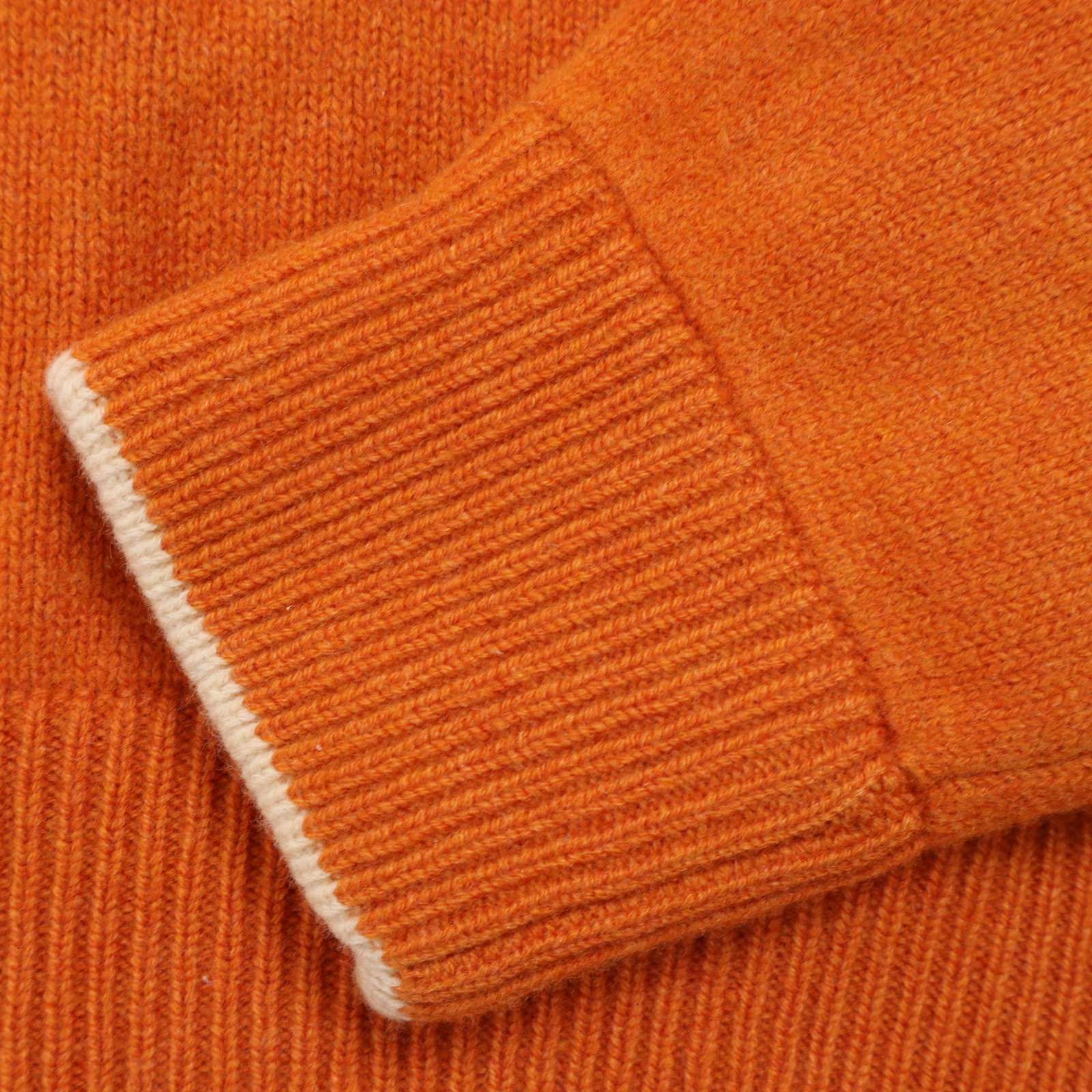 ZEGNA ゼニア スポーツ ハーフジップ ウール混 セーター オレンジ L相当 Zegna Sport ゼニア スポーツ 秋冬 カシミヤ混 ウール☆ セーター