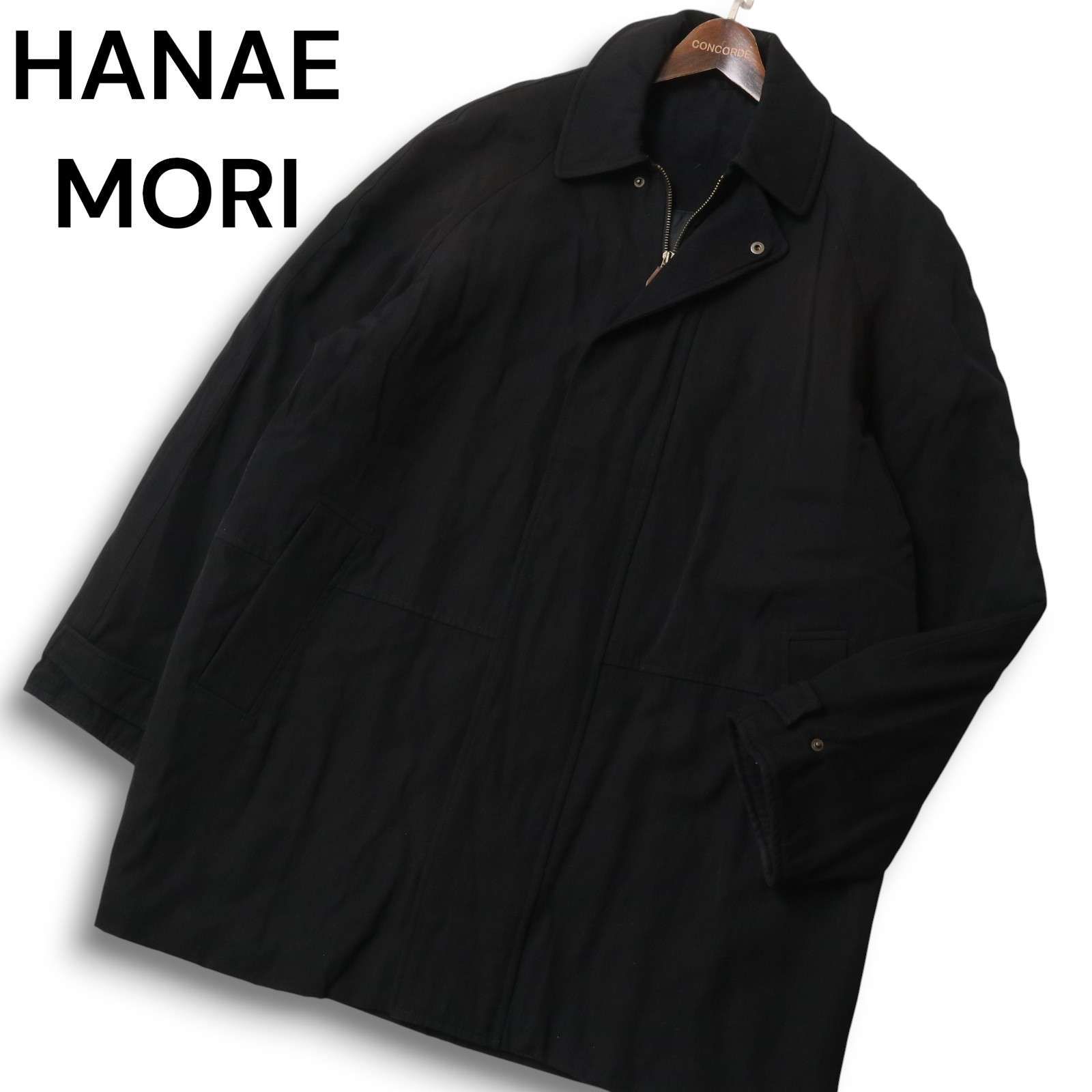 イタリア製☆ HANAE MORI MONSIEUR ハナエモリ 秋冬☆ ウール 中綿