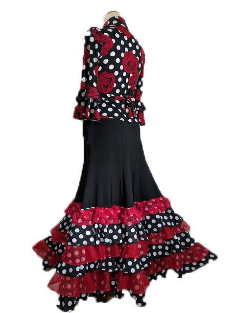 バレンシアオリジナル豪華ブラック＆レッド上下２点セット コルドベス別