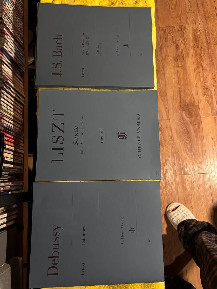 ヘンレ楽譜 バッハ パルティータ リスト ソナタ ドビュッシー 版画 楽譜集