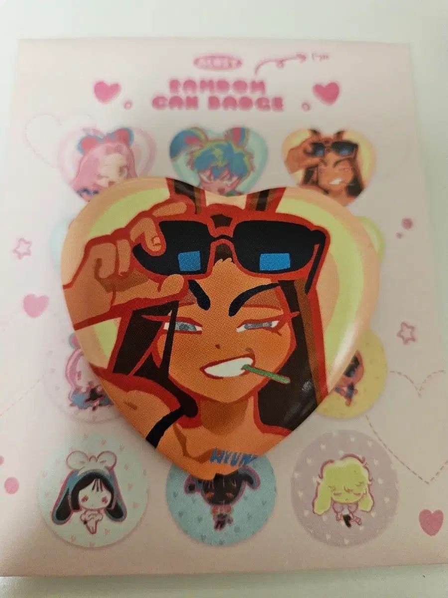 ALIEN STAGE ヒョナ ハート缶バッジ ウサギ 50点 まとめ売り 韓国 グッズ『ALIEN STAGE エイリアンステージ うさぎ ランダム 缶