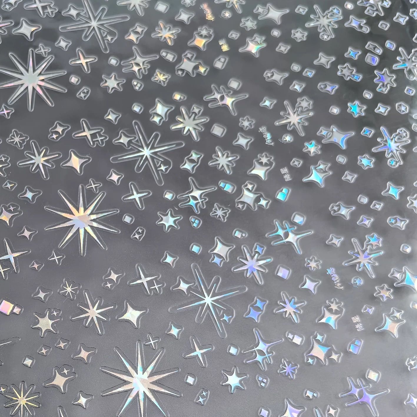 2510179 降星・銀 海外マスキングテープ巻売り 装飾マスキングテープ