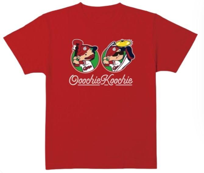 Ooochie Koochie オーチーコーチ オチコチ 奥田民生 吉川晃司 グッズ 広島カープ コラボ Tシャツ XL