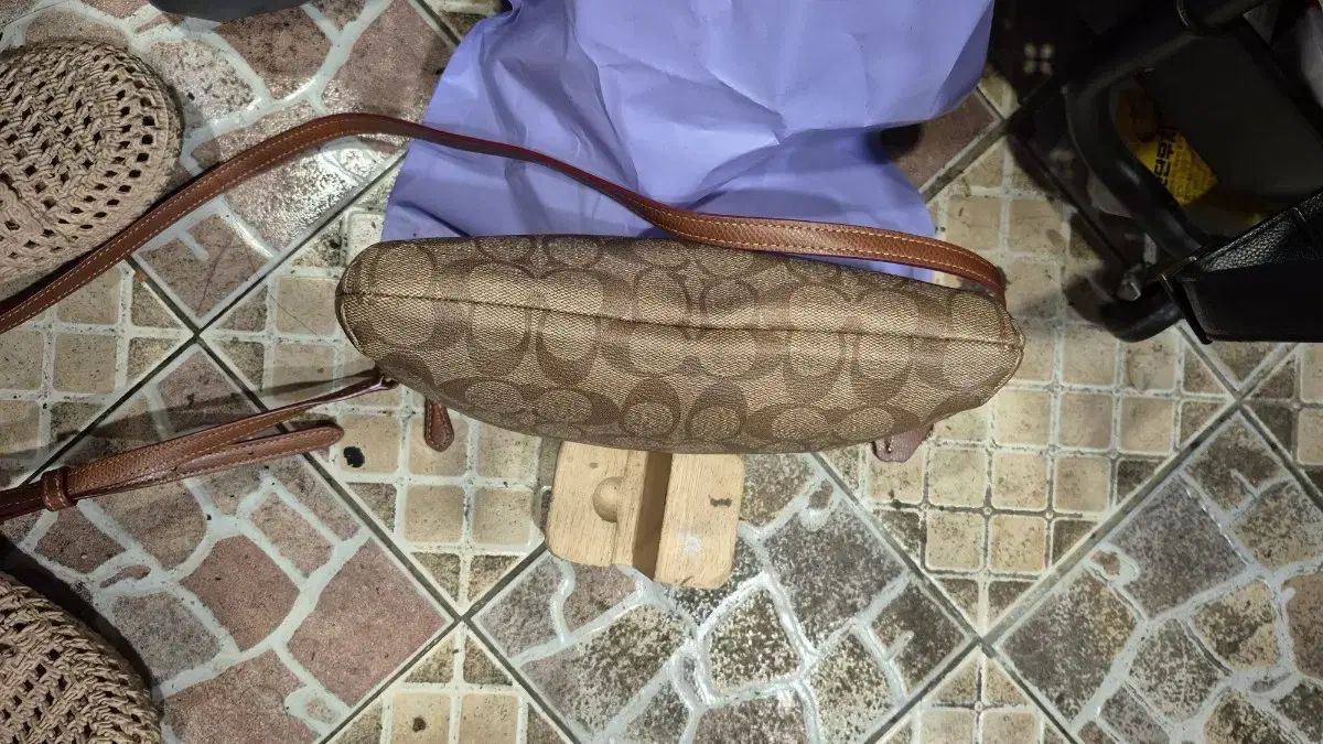  COACH ポーチ付き クロスバック メッセンジャーバッグ ショルダーバッグ