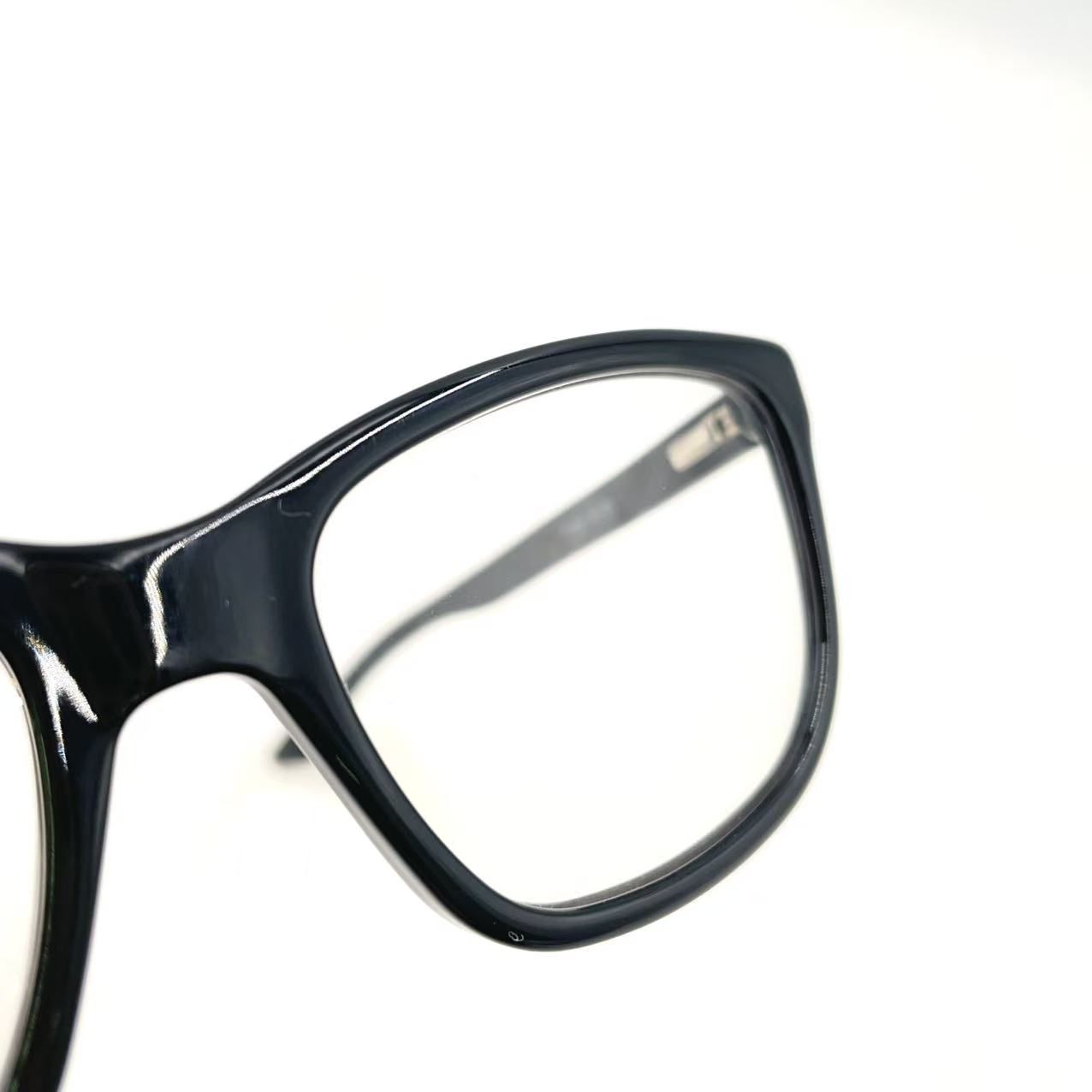 ストライプ メガネフレーム