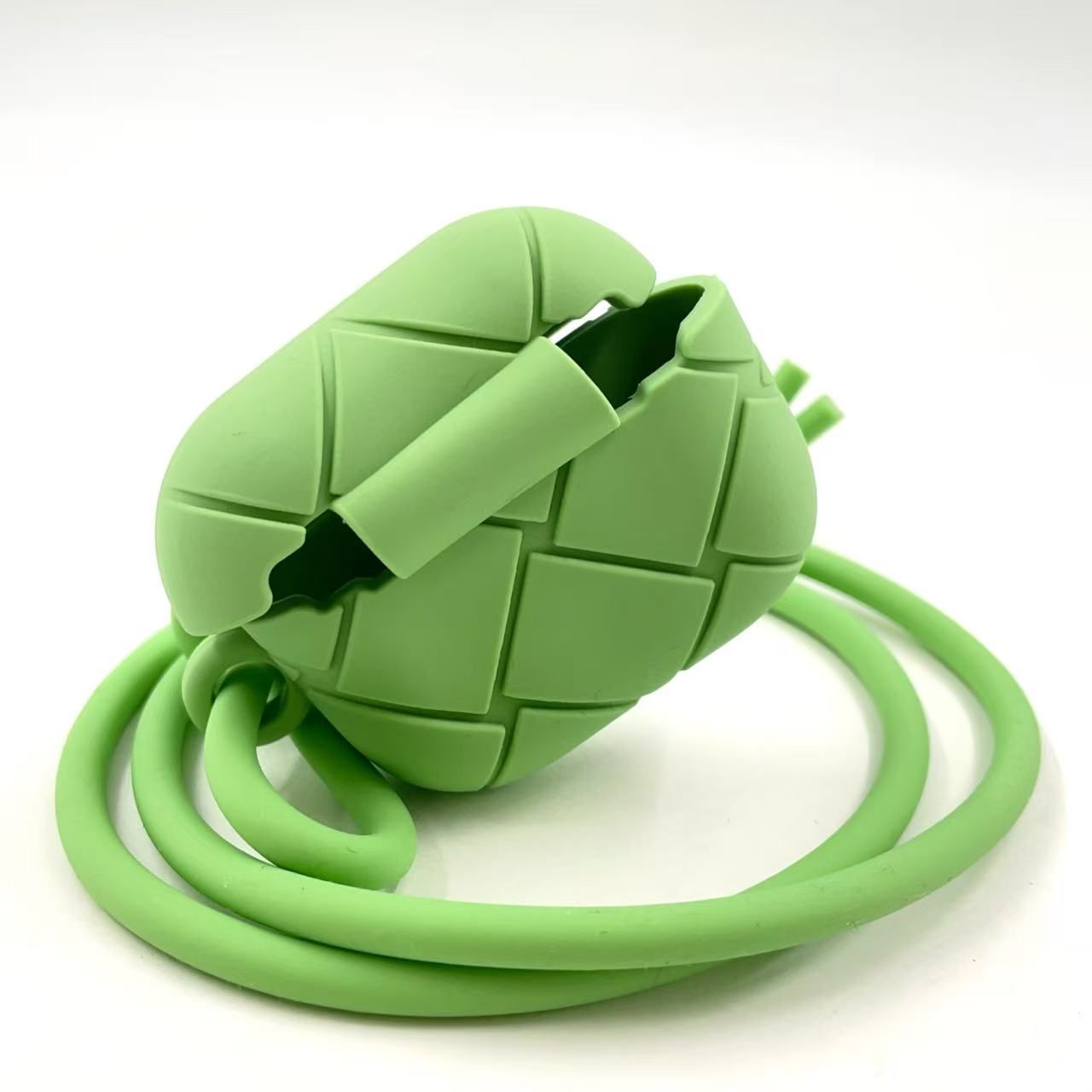 BOTTEGA VENETA イントレチャート イヤホンケース ラバー ライト