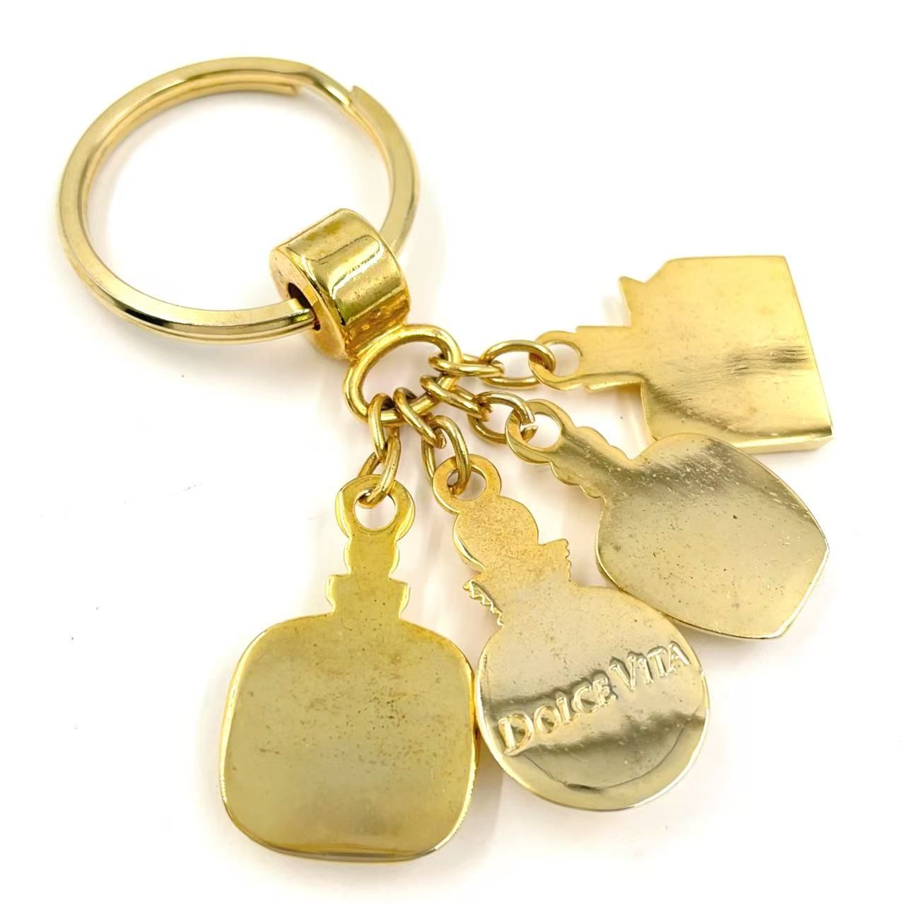 Christian Dior 香水モチーフ キーリング GP ゴールド キーホルダー