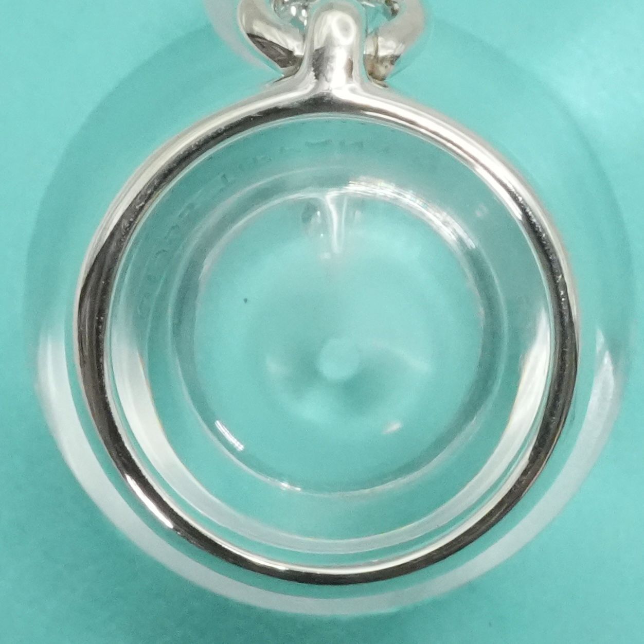 極美品 ティファニー ローズクォーツ ボールダングル リング/25-2275S