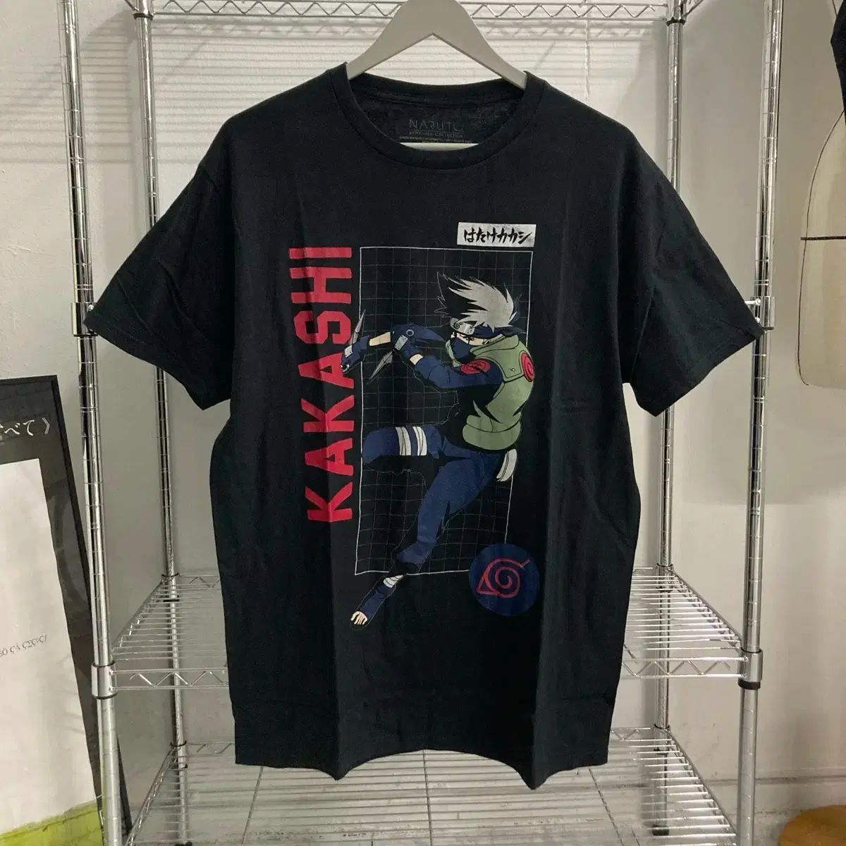  NARUTO -ナルト- カカシ OFFICIAL アニメ Tシャツ Tシャツ