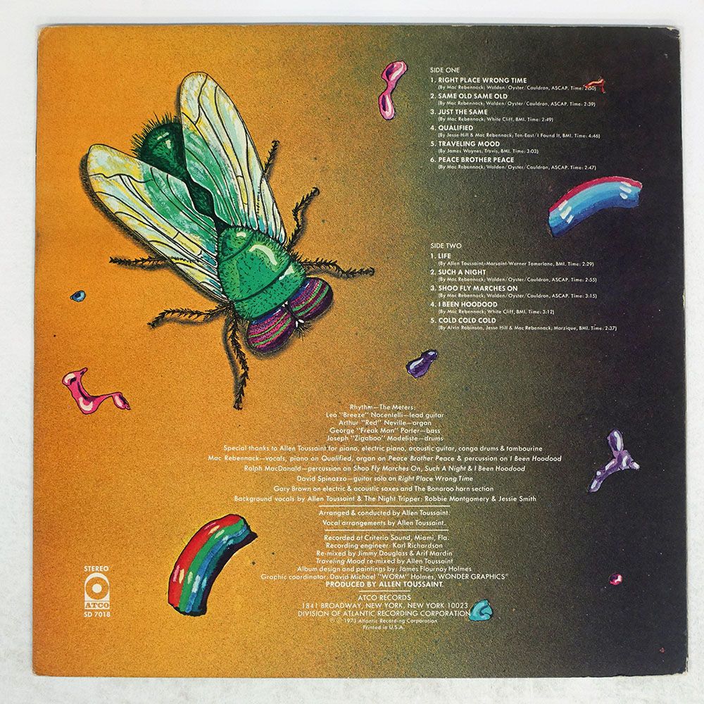 US盤 DR JOHN IN THE RIGHT PLACE ATCO SD 7018 LP その他 レコード CD DVD ブルーレイ