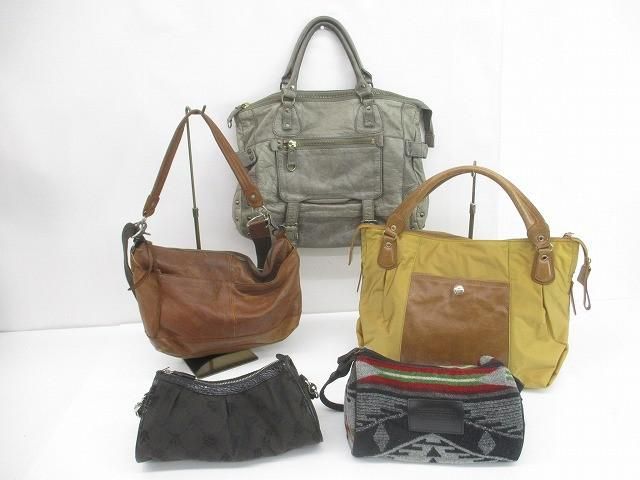ラシット レガロ アメリカンラグシー ペンドルトン他 レザーショルダーバッグ トートバッグ等5点 レディース