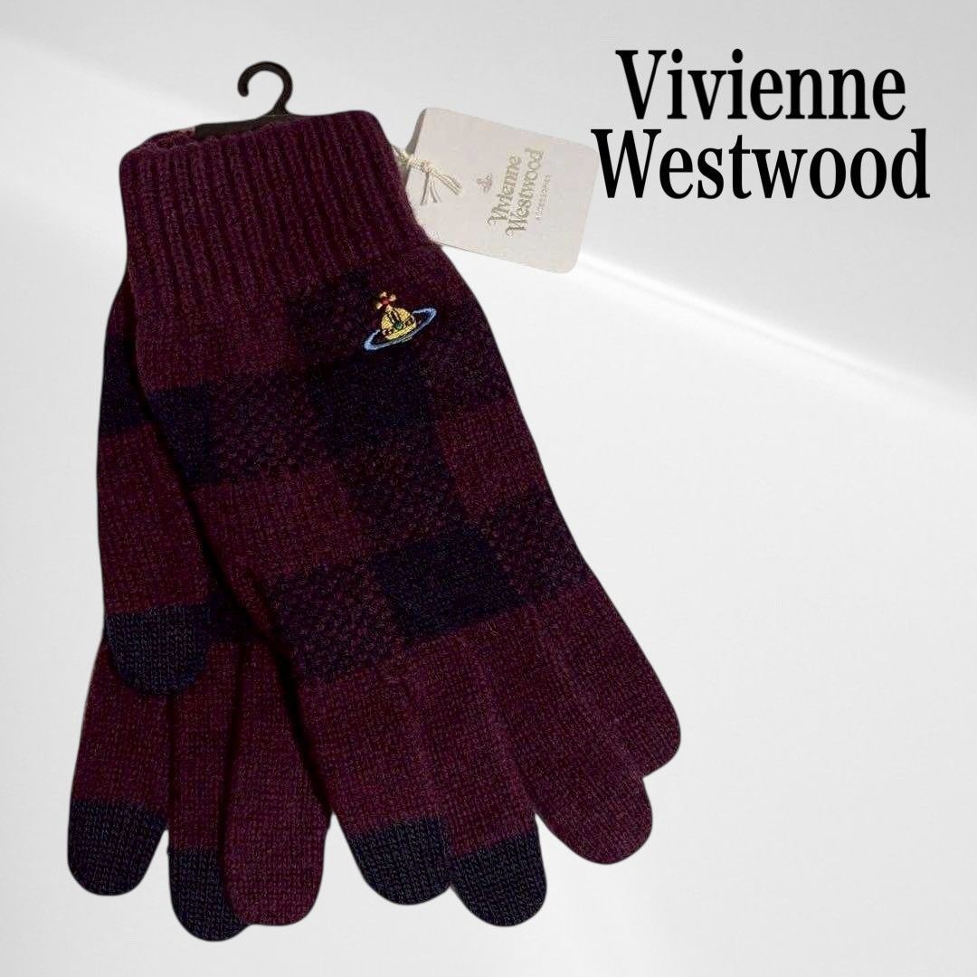 ヴィヴィアンウエストウッド　ニット手袋 タグ付き・未使用品】 ヴィヴィアン ウエストウッド 手袋 ニット